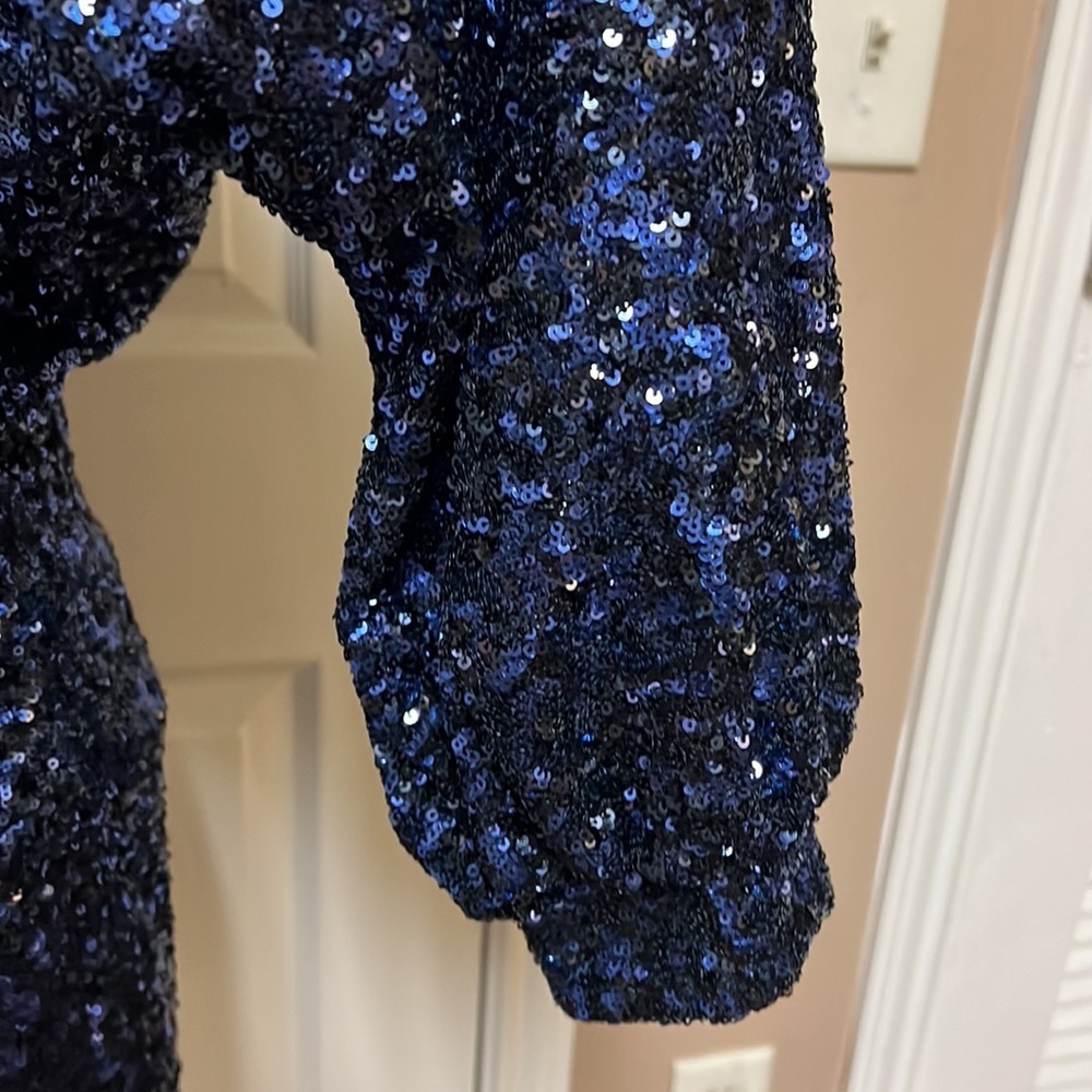 Zadig & Voltaire navy sequin dress size XS - Picture 6 of 15